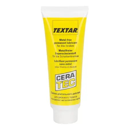 TEXTAR 81000401 CeraTec Bremsklotzpaste Bremsbelagpaste Montagepaste Metallfrei 75ml
