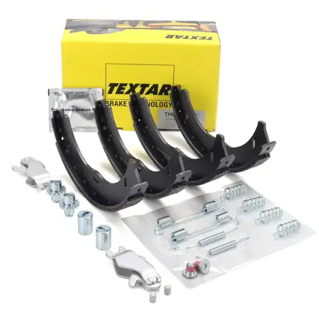 TEXTAR Bremsbacken + Federn + Nachsteller Satz MERCEDES V-Klasse Viano Vito W639 W447
