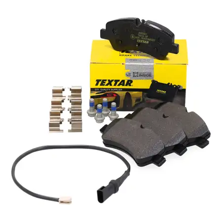 TEXTAR 2560301 Bremsbel&auml;ge + Warnkontaktsensor f&uuml;r FORD Tourneo/Transit Custom V362 hinten