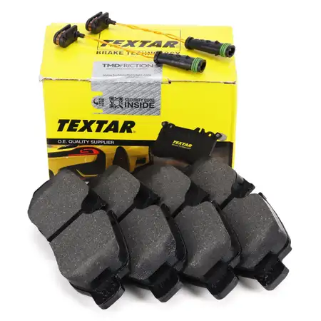 TEXTAR 2210101 Bremsbel&auml;ge + Warnkontaktsensor f&uuml;r MERCEDES V-Klasse Vito EQV W447 hinten