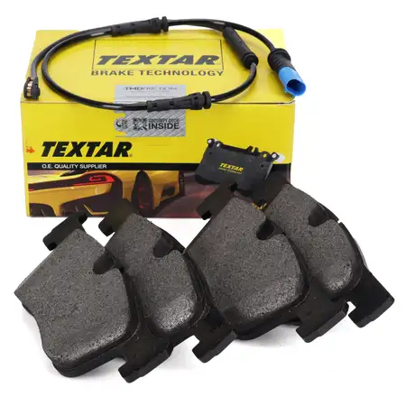TEXTAR 2550601 Bremsbel&auml;ge + Warnkontaktsensor f&uuml;r BMW 3er G20 G21 318i 316d 318d vorne