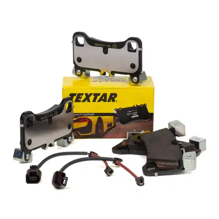 TEXTAR 2461401 Bremsbel&auml;ge + Wako f&uuml;r AUDI Q7 (4LB) 1KD PORSCHE Cayenne (9PA) 1KP hinten