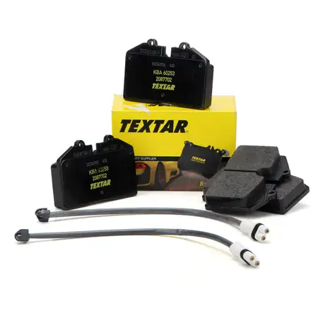TEXTAR 2087711 Bremsbel&auml;ge + Wako f&uuml;r PORSCHE 944 2.5 Turbo ab 01.1987 968 3.0 hinten