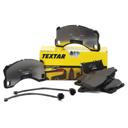 TEXTAR 2500701 Bremsbel&auml;ge + Wako f&uuml;r PORSCHE Cayenne 92A Panamera 970 VW Touareg 7P vorne