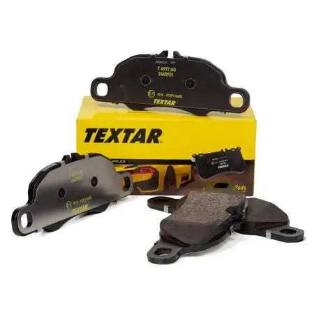 TEXTAR Bremsbel&auml;ge f&uuml;r PORSCHE (718) Boxster Cayman (981 982) + 911 (997 991) vorne