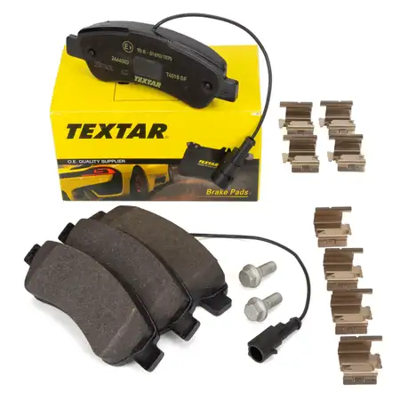 TEXTAR 2446503 Bremsbel&auml;ge + Sensor f&uuml;r CITROEN Jumper 2 FIAT Ducato OPEL PEUGEOT hinten