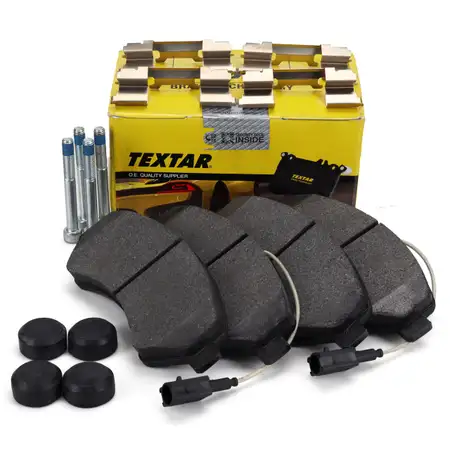 TEXTAR 2446701 Bremsbel&auml;ge + Sensor f&uuml;r CITROEN Jumper FIAT Ducato PEUGEOT Boxer vorne