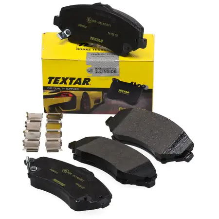 TEXTAR 2460401 Bremsbel&auml;ge f&uuml;r JEEP Cherokee KK BR6 Wrangler 3 JK DODGE Nitro vorne