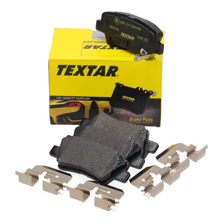 TEXTAR 2533703 Bremsbel&auml;ge f&uuml;r HYUNDAI i10 i20 i30 GD PD KIA Cee'D CD Niro 1 Soul 2 hinten
