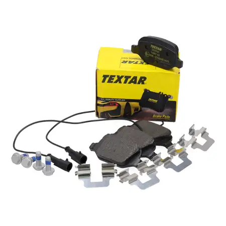 TEXTAR 2534701 Bremsbel&auml;ge + Warnsensor f&uuml;r ABARTH/FIAT 500/C 312_ 500X 334_ hinten