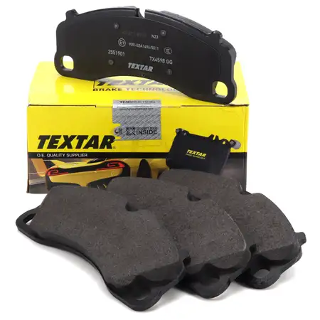 TEXTAR 2551901 Bremsbel&auml;ge f&uuml;r PORSCHE 991 992 Carrera / Turbo S Boxster Cayman GTS vorne