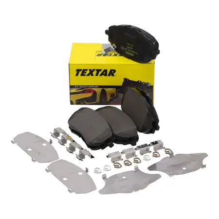 TEXTAR 2569801 Bremsbel&auml;ge Bremsbelagsatz Bremskl&ouml;tze f&uuml;r TOYOTA Auris Corolla E18 vorne