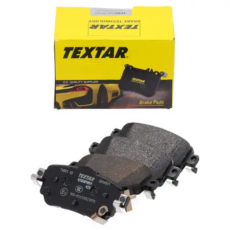 TEXTAR 2596501 Bremsbel&auml;ge f&uuml;r NISSAN Leaf Qashqai 2 X-Trail 3 RENAULT Kadjar 2 hinten