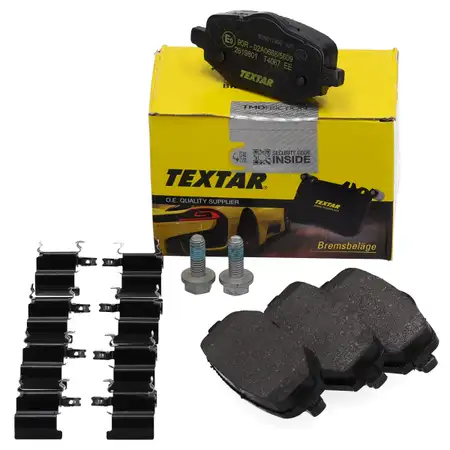 TEXTAR 2619801 Bremsbel&auml;ge f&uuml;r PSA C4 III 2008 II 208 II DS OPEL Corsa F Mokka hinten