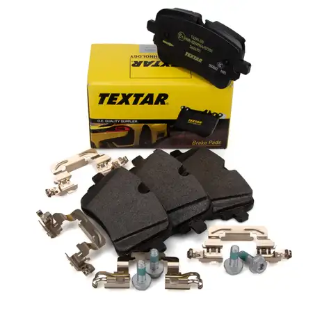 TEXTAR Bremsbel&auml;ge Bremsbelagsatz f&uuml;r AUDI A6 C8 A7 4KA Q7 4MB Q8 4MN Touareg CR7 hinten