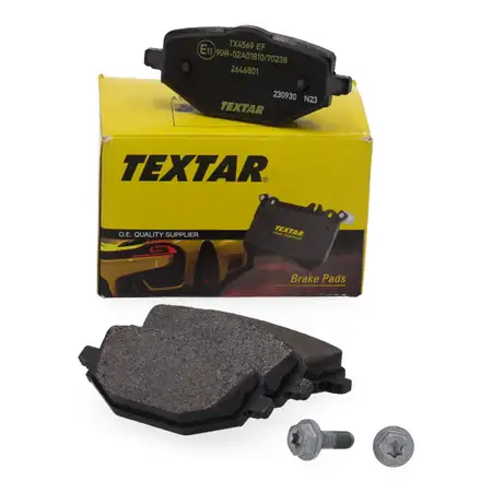 TEXTAR 2646801 Bremsbel&auml;ge MITSUBISHI ASX PHEV RENAULT Captur 2 (HF_) E-TECH hinten