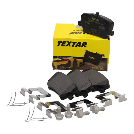 TEXTAR 2051001 Bremsbel&auml;ge Bremskl&ouml;tze Bremsbelagsatz f&uuml;r VOLVO XC40 536 hinten