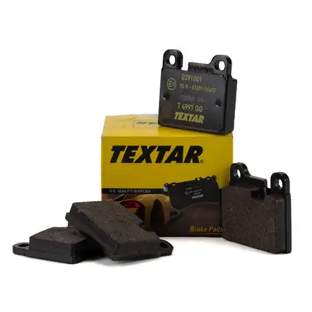 TEXTAR Bremsbel&auml;ge f&uuml;r PORSCHE 911 01.63-11.90 vorne / hinten 912 01.65-02.70 vorne