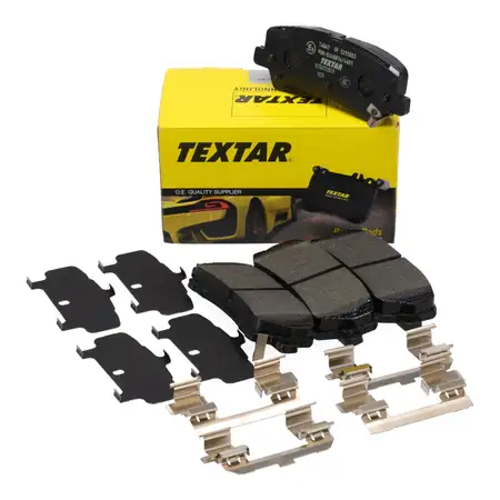 TEXTAR 2211003 Bremsbel&auml;ge Bremsbelagsatz f&uuml;r FORD Mustang Hinterachse 1936688