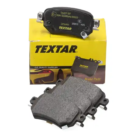 TEXTAR 2234901 Bremsbel&auml;ge f&uuml;r MAZDA 6 GJ GL mit elektrischer Feststellbremse hinten