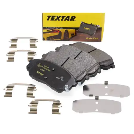 TEXTAR 2237801 Bremsbel&auml;ge f&uuml;r HYUNDAI Santa Fe 4 TM KIA Sorento 3 UM 17 Zoll vorne