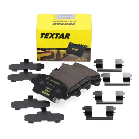 TEXTAR 2295301 Bremsbelagsatz Bremsbel&auml;ge + Zubeh&ouml;r f&uuml;r OPEL Insignia B hinten 13517694
