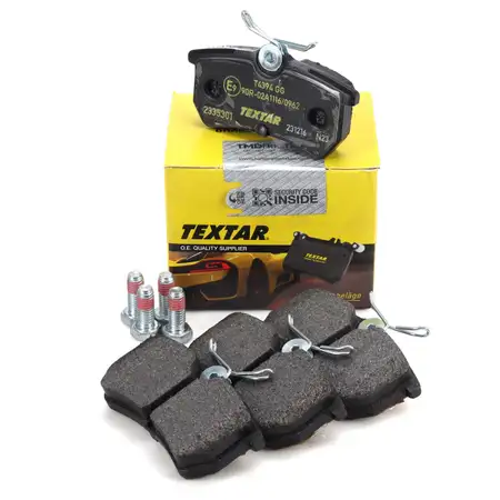 TEXTAR 2335301 Bremsbel&auml;ge f&uuml;r FORD Fiesta 5 MK5 ST150 6 MK6 Focus 1 MK1 hinten