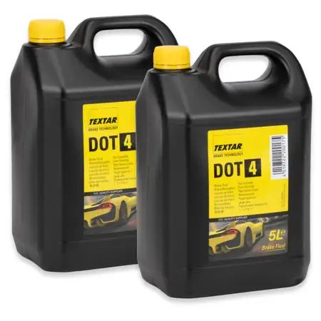 10L 10 Liter TEXTAR 95002300 Bremsfl&uuml;ssigkeit Brake Fluid DOT4