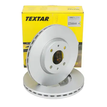 TEXTAR 92069603 Front Brake Disc Set for ALFA ROMEO, CITROEN, FIAT, LANCIA, and PEUGEOT
