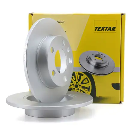 TEXTAR 92082503 Bremsscheiben Satz f&uuml;r AUDI A1 A2 A3 TT VW Bora Golf 4 Polo hinten