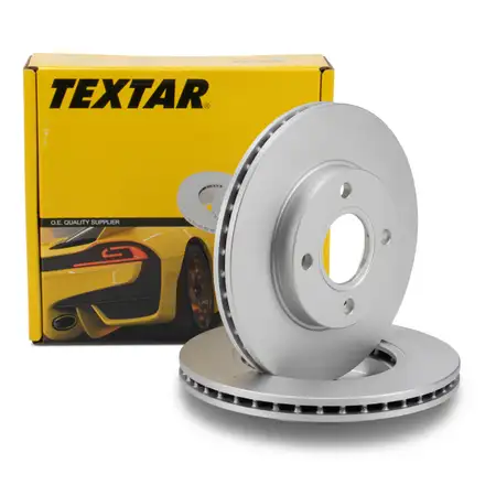 TEXTAR 92096203 Bremsscheiben &Oslash; 258mm f&uuml;r FORD Fiesta 4 5 Focus 1 Ka Courier Fusion vorne