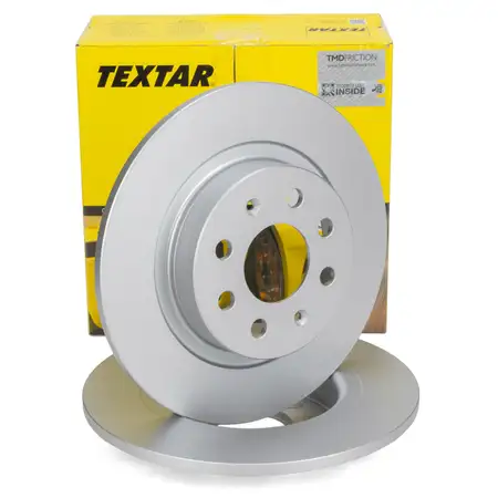 TEXTAR 92145903 Bremsscheiben Satz f&uuml;r FIAT Punto 199 OPEL Adam 4-Loch Corsa E Zoll hinten