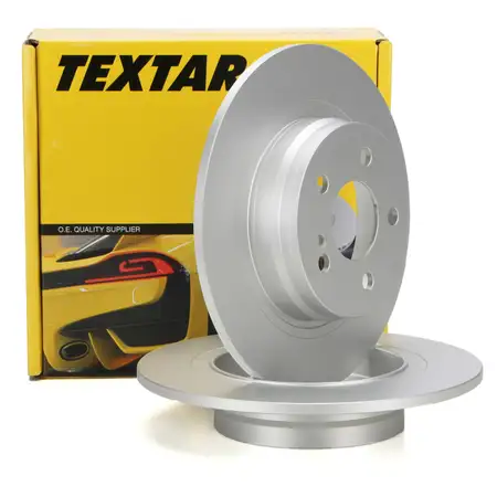 TEXTAR 92163303 Brake Disc Set for MERCEDES W204, C204, S204, W212, A207, C207 (Rear)