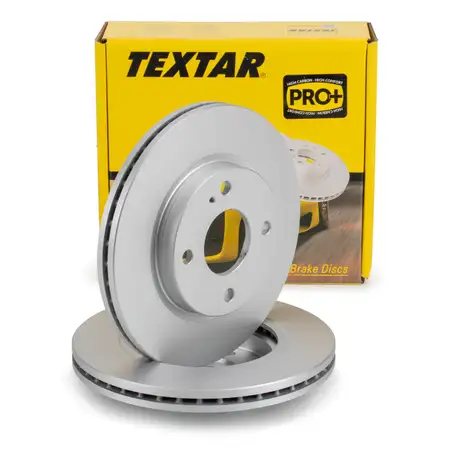 TEXTAR 92176005 Bremsscheiben Satz f&uuml;r FORD Fiesta 6 MK6 Ka+ 3 UK FK vorne