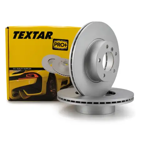 TEXTAR 92176105 Bremsscheiben Satz f&uuml;r BMW 3er E90 E91 E92 E93 X1 E84 ab 04.2011 vorne
