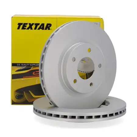 TEXTAR Bremsscheiben Satz f&uuml;r CHRYSLER CITROEN DODGE JEEP MITSUBISHI PEUGEOT vorne