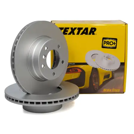 TEXTAR 92122505 Bremsscheiben Satz f&uuml;r BMW 5er E60 E61 520i 523i 525i 520d 525d vorne