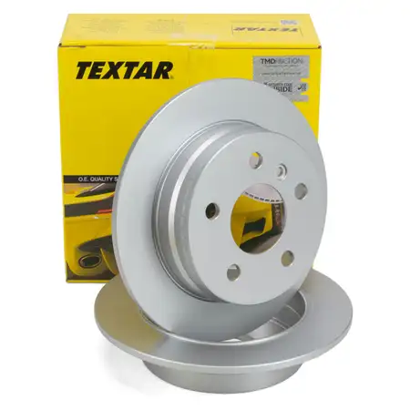 TEXTAR 92132103 Bremsscheiben Satz f&uuml;r MERCEDES W169 W245 150-200 160-200CDI hinten