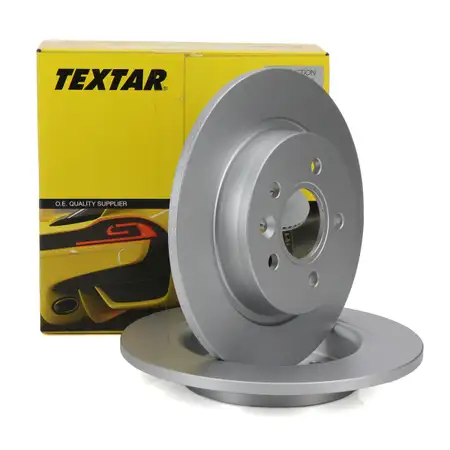 TEXTAR 92255603 Bremsscheiben Satz f&uuml;r FORD C-Max DM2 Focus 2 VOLVO C30 C70 S40 V50 hinten