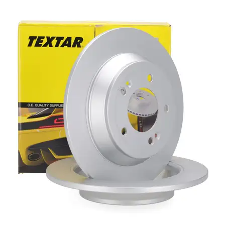 TEXTAR Brake Disc Set, 284 mm, for Hyundai Kona, Kia Carens, and Kia Soul (Rear), Part No. 58411B2500