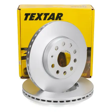 TEXTAR 92271905 Brake Disc Set for VW Golf 7 A3 8V, Leon 5F, Octavia 3 PR-1ZF/1ZH (front)