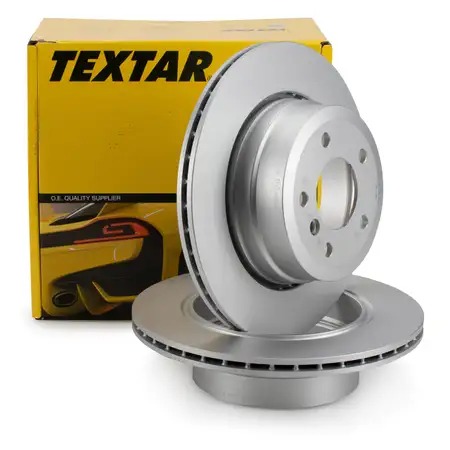 TEXTAR 92202003 Bremsscheiben Satz f&uuml;r BMW E60 525-535i 525/530d xDrive hinten 34216864053