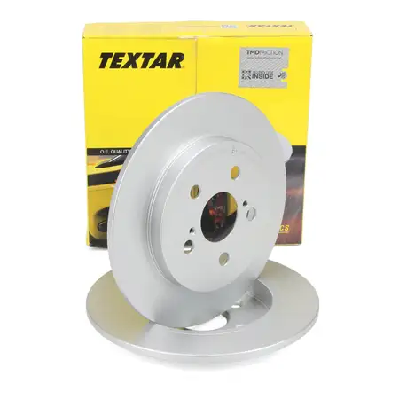 TEXTAR Brake Disc Set, 259 mm, for Toyota Corolla, Prius, and Verso S (Rear)