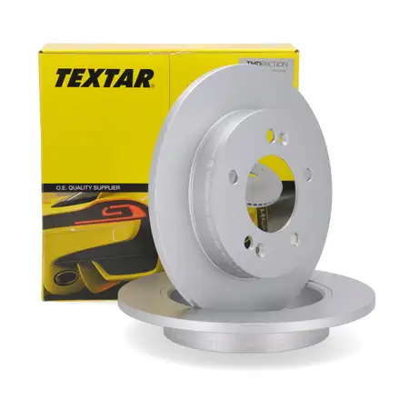 TEXTAR Bremsscheiben Satz &Oslash; 258mm f&uuml;r Hyundai ix20 KIA Venga hinten 584111P300