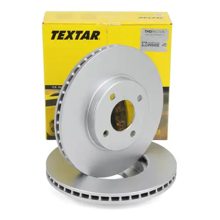 TEXTAR 92239903 Bremsscheiben Satz f&uuml;r NISSAN Micra 4 K13K Note E12 vorne