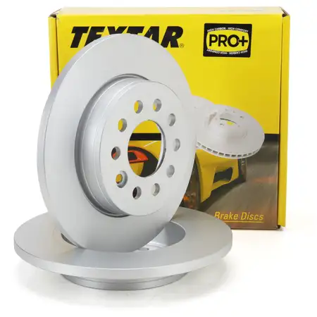 TEXTAR 92345203 Bremsscheiben Satz f&uuml;r VW Multivan T7 hinten 7T0615601