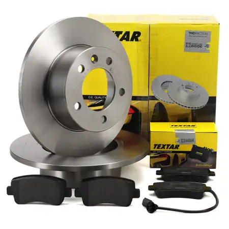 TEXTAR Bremsscheiben + Bremsbel&auml;ge f&uuml;r NISSAN Interstar OPEL Movano B RENAULT 3 hinten