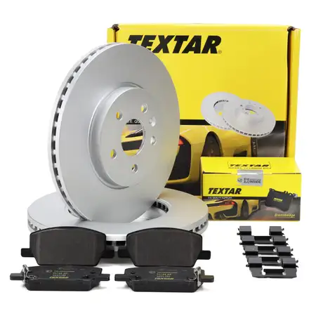 TEXTAR Bremsscheiben + Bremsbel&auml;ge f&uuml;r OPEL Mokka/10 J13 ab Fgst. J4000001/JB000001 vorne
