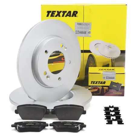 TEXTAR Bremsen Bremsscheiben + Bremsbel&auml;ge f&uuml;r HYUNDAI i30 PD KIA CeeD CD hinten