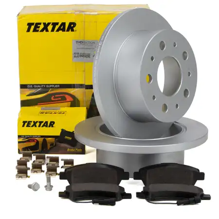 TEXTAR Bremsscheiben + Bel&auml;ge + Sensor f&uuml;r PSA Jumper 2 Boxer FIAT Ducato Movano C hinten